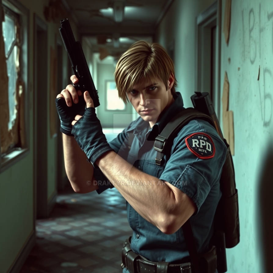 Leon's Rizzidy Robert Pattinson as Leon S. Kennedy by LooksMaxxing69 on DeviantArt
