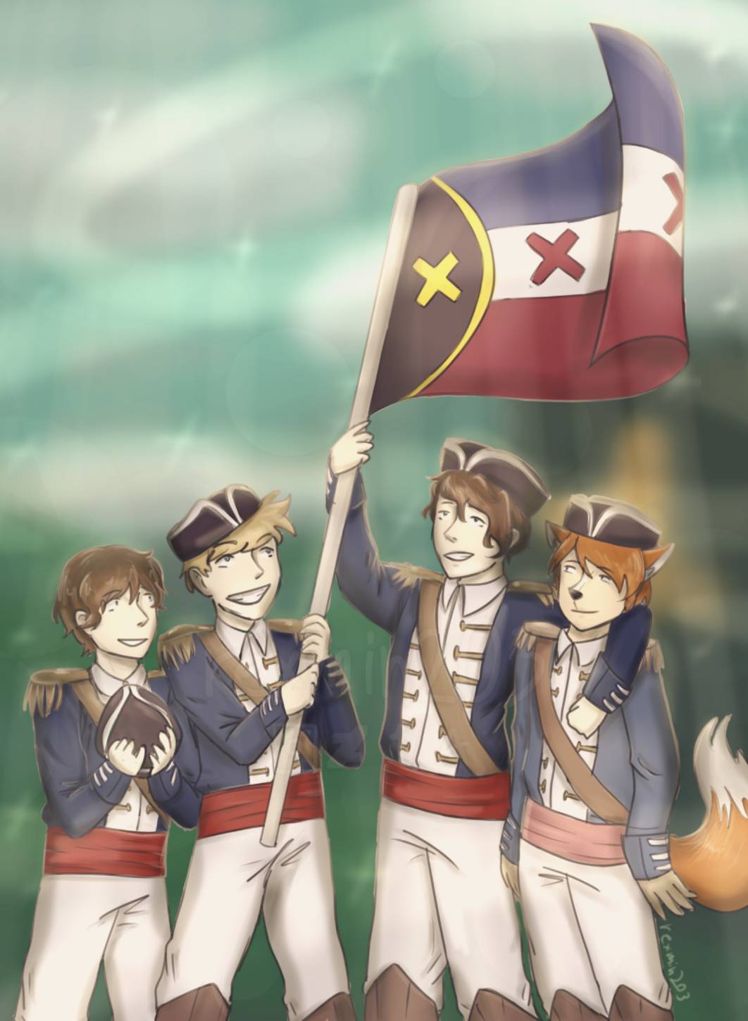 Lmanberg Flag Fanart - Vitatata Wallpaper
