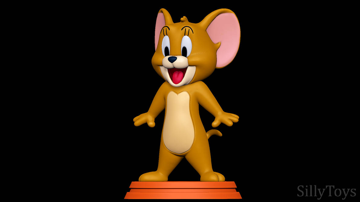 Jerry - Tom and Jerry 3D print model by SillyToys on DeviantArt