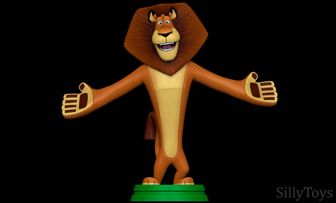 Alex - Madagascar 3D print model by SillyToys on DeviantArt