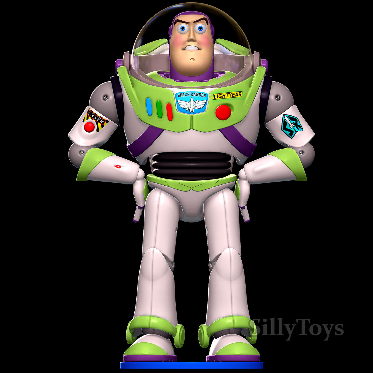 Buzz Lightyear - Toy Story 3D print model by SillyToys on DeviantArt