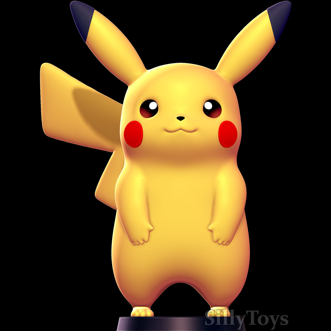 Pikachu Ranch Model Pikachu - Pokemon free 3D print model by SillyToys on DeviantArt