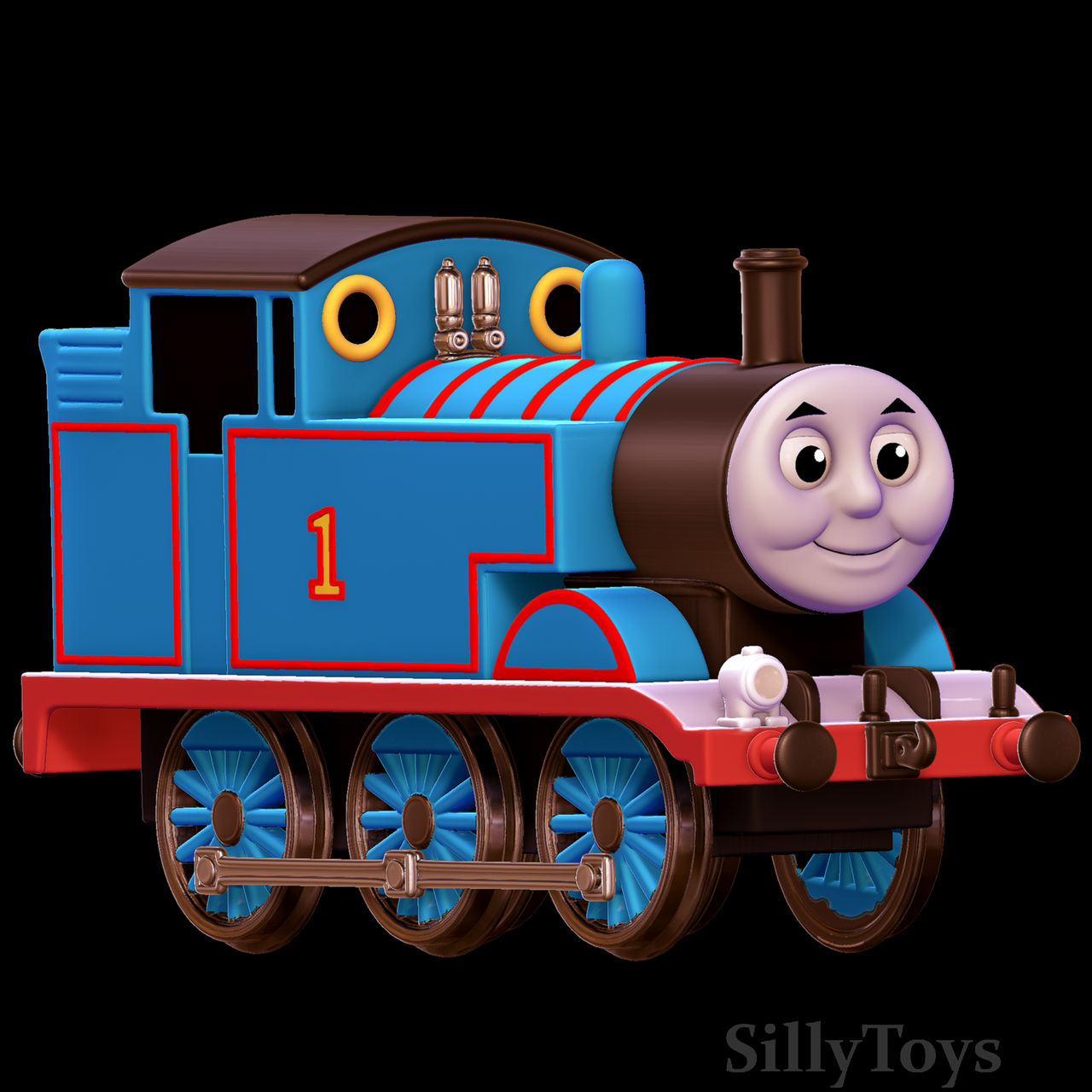 Modelzone Thomas Thomas the Tank Engine 3D print model by SillyToys on DeviantArt