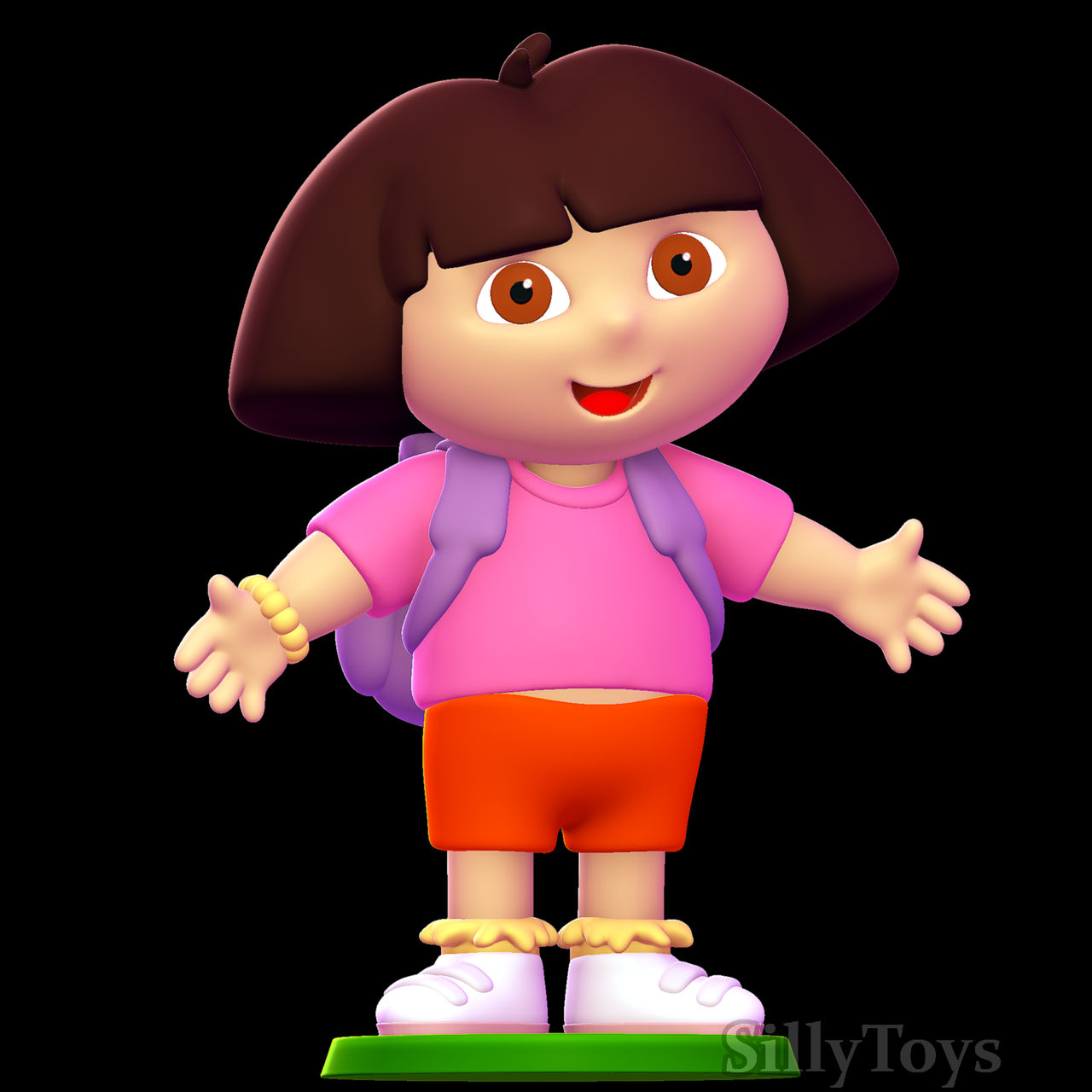Dora the Explorer - 3D print model by SillyToys on DeviantArt