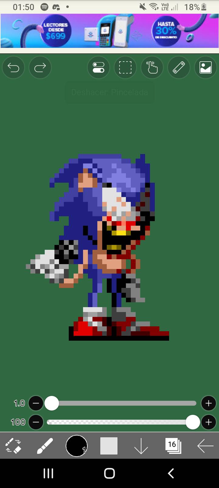 Pixilart - Faker sonic by tmduhe65