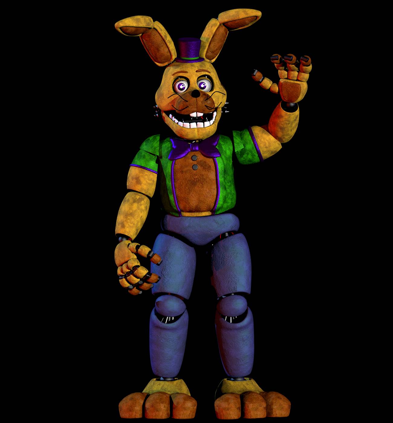Retro Rabbit Fnaf Welcome Back! by TheRabbit41 on DeviantArt