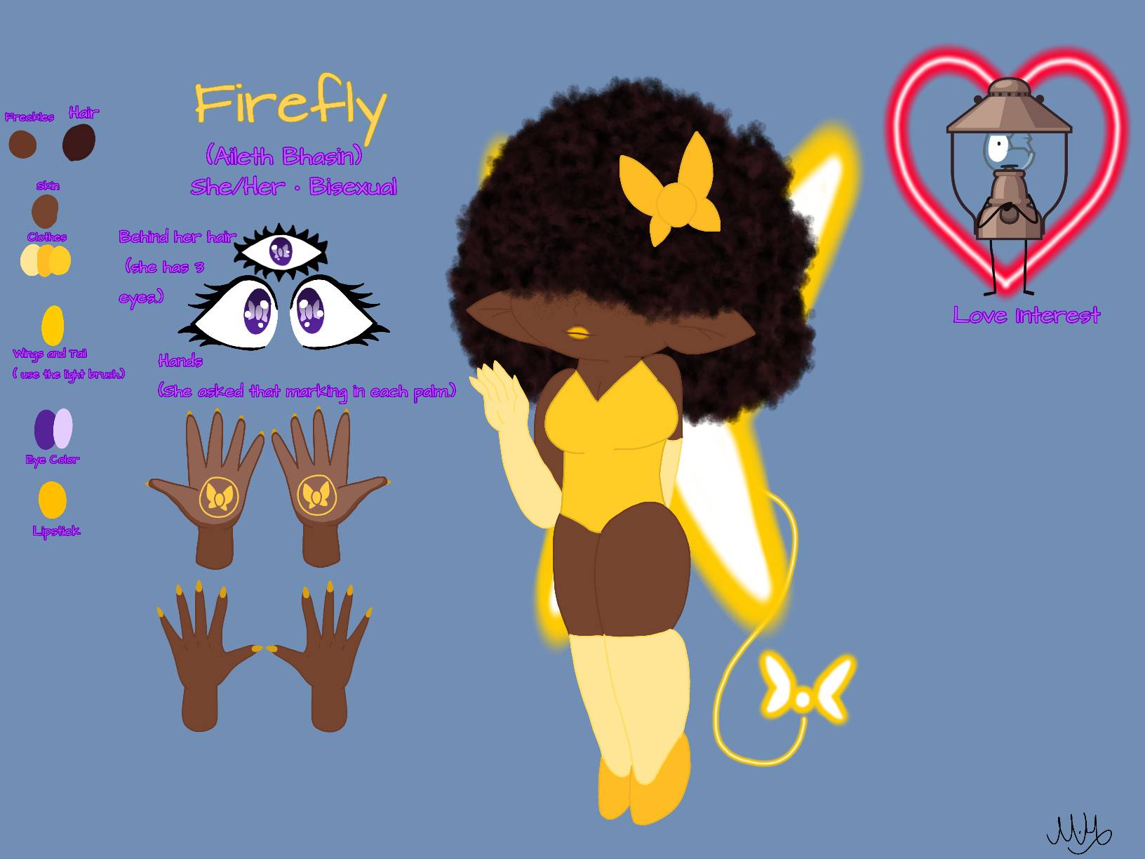 (HFJONE OC) Firefly Ref sheet by Unicornyan25 on DeviantArt