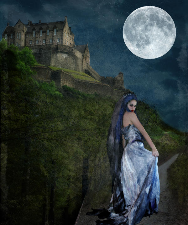 Castle at Night by caille-noire on DeviantArt