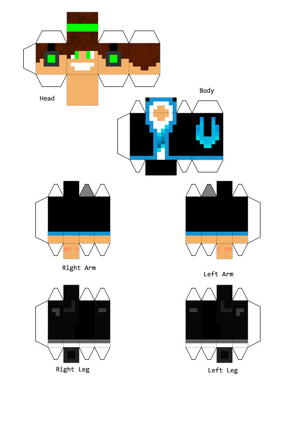 Paper Minecraft Deviantart Vertez - Papercraft Minecraft by Dziuu-MC on DeviantArt