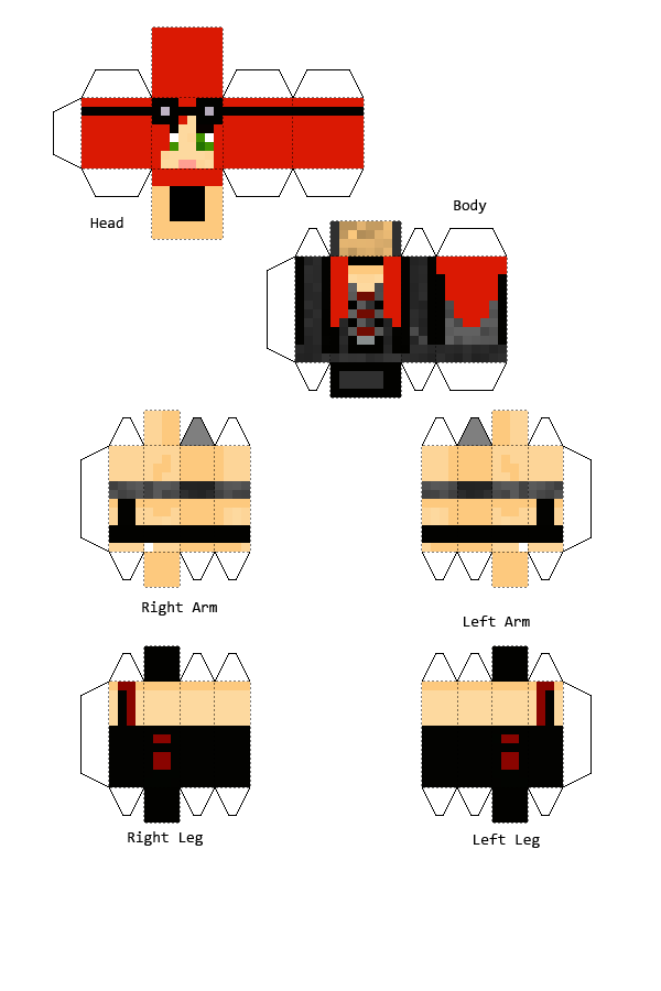 Paper Minecraft Skins