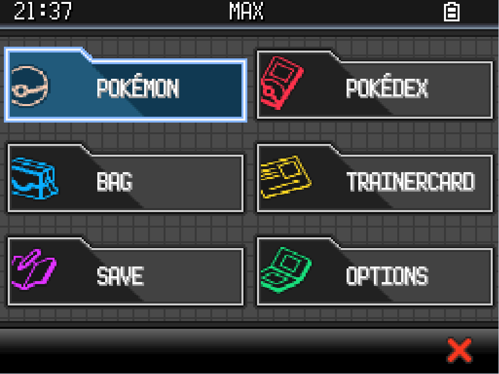 Pokemon Bw2 Menu For Essentials Script By Shiney570 On Deviantart