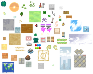 Pokemon BW2 - Some Random Tiles