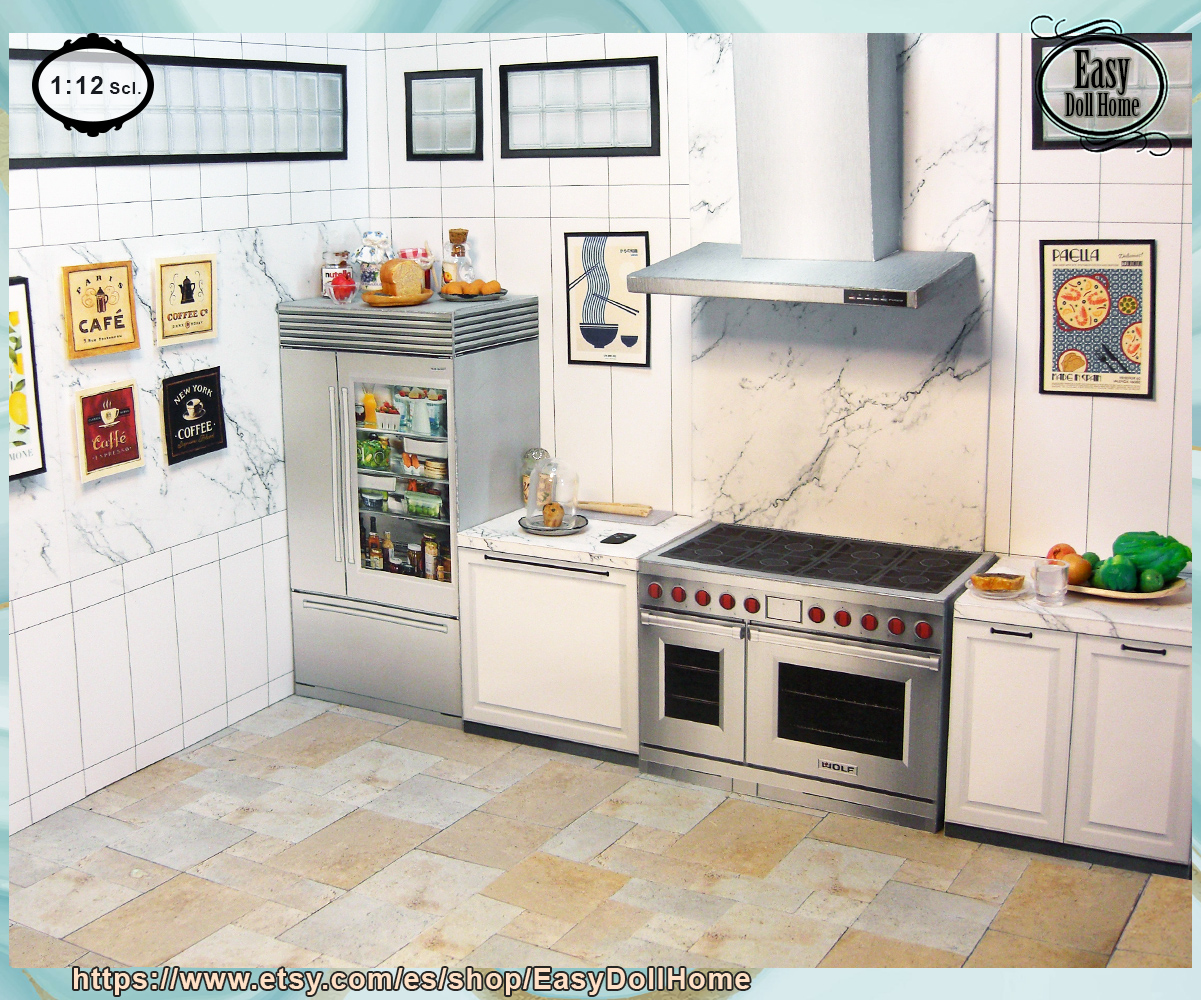 printable miniature kitchen wallpaper 03easydollhome on deviantart