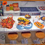 Halloween Textile kitchen Set 01