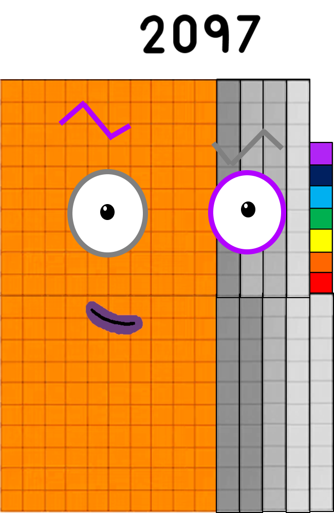 Numberblocks Yearblocks 21th century 2097 by Silviacat3 on DeviantArt