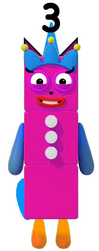 Three (Unikitty) - Cartoonblocks by Silviacat3 on DeviantArt