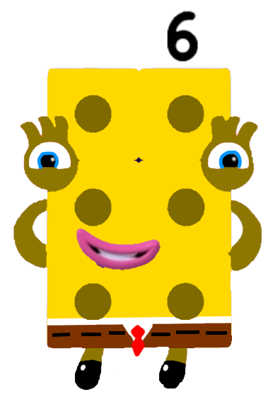 Six (Spongebob) - Cartoonblocks by Silviacat3 on DeviantArt