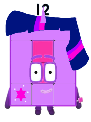 Twelve (MLP Twilight Sparkle) - Cartoonblocks by Silviacat3 on DeviantArt