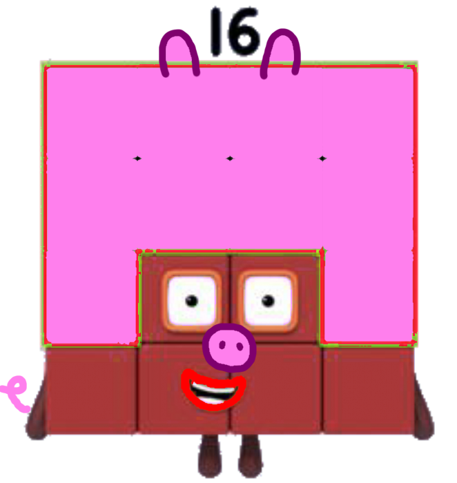 Sixteen (Peppa Pig) - Cartoonblocks by Silviacat3 on DeviantArt