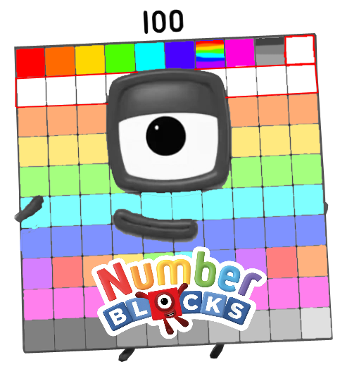 One Hundred (Numberblocks) - Cartoonblocks by Silviacat3 on DeviantArt