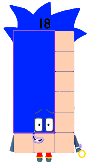 Eighteen (Sonic) - Cartoonblocks (Remaked) by Silviacat3 on DeviantArt