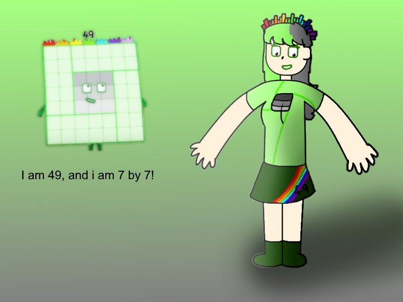 Numberblocks 49 Humanized By Silviacat3 On DeviantArt numberblocks-49-humanized-by-silviacat3-on-deviantart