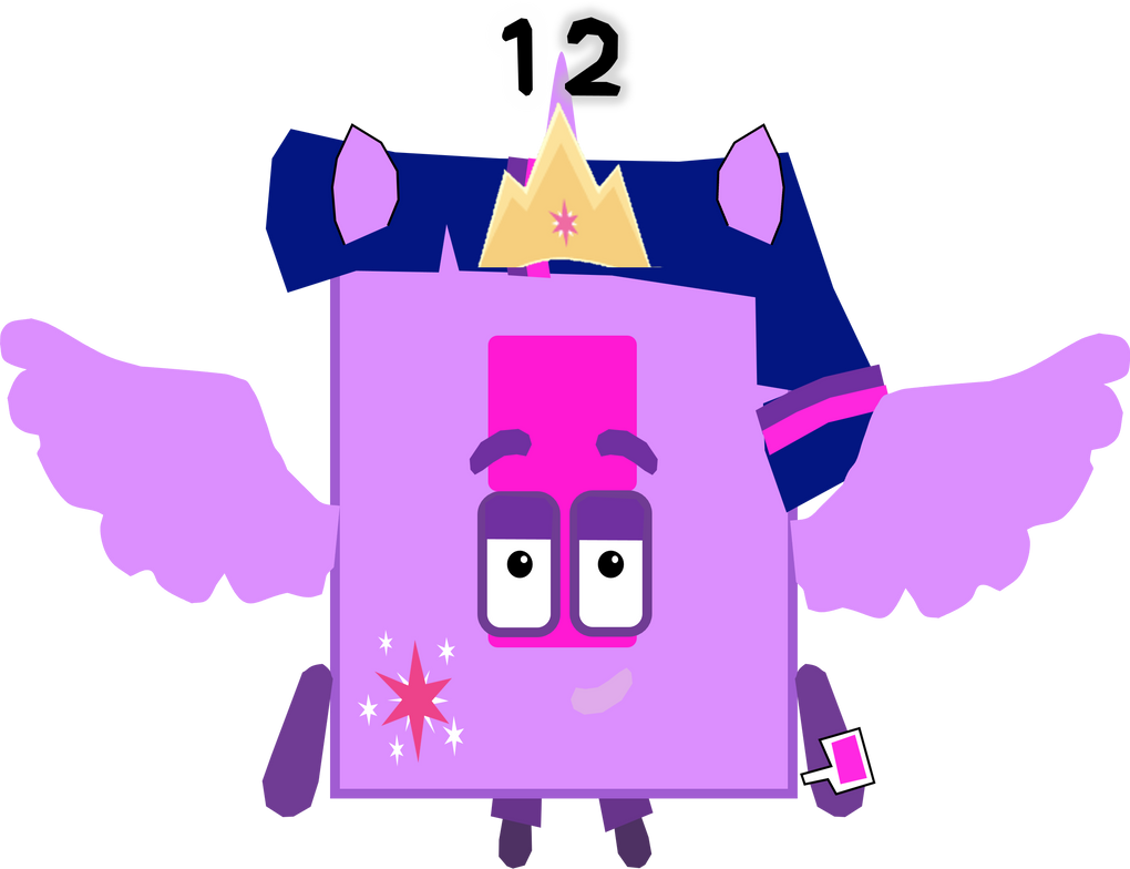 Numberblocks Twelve - Cartoonblocks Twilight by Silviacat3 on DeviantArt