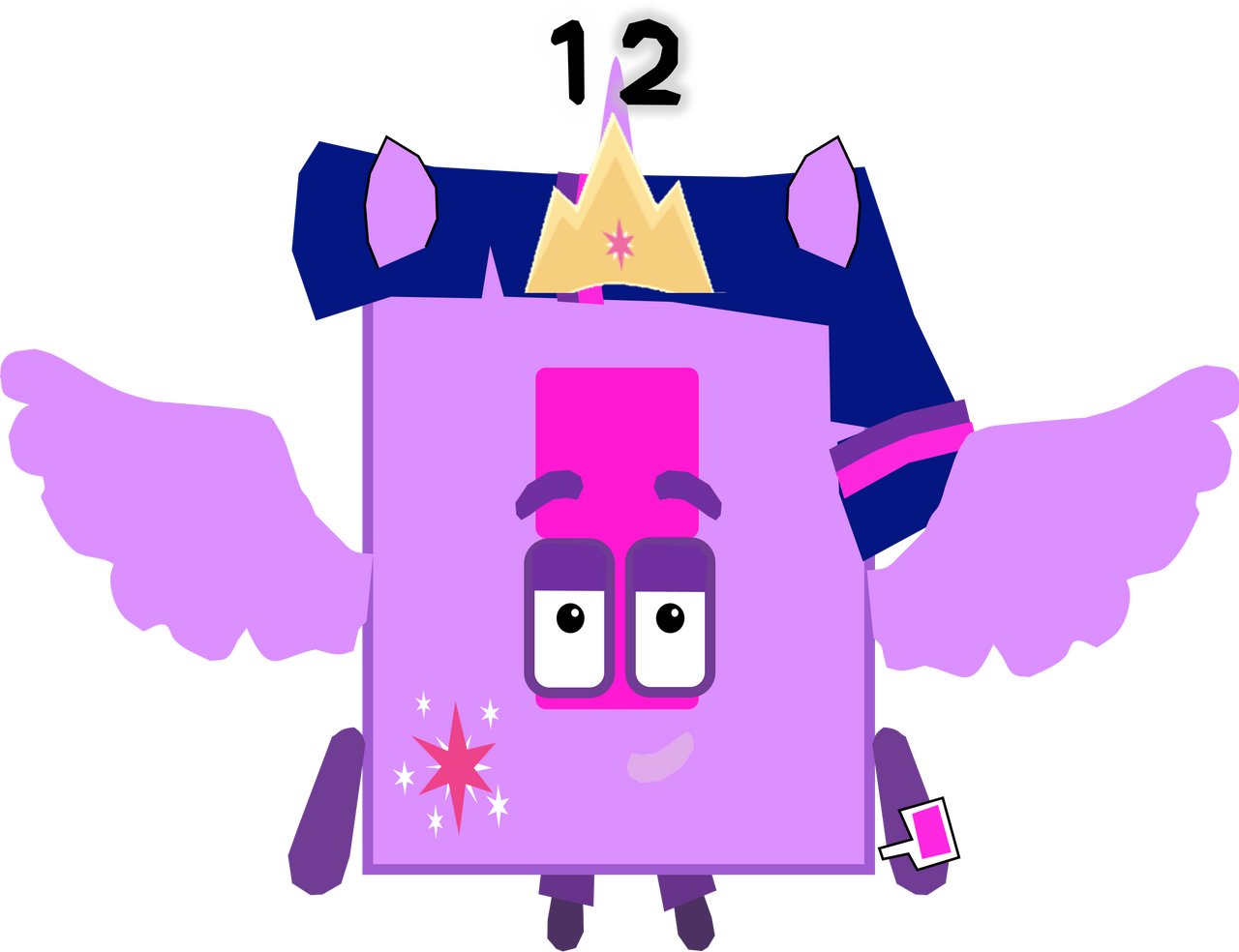 Cartoonblocks Numberblocks Twelve - Cartoonblocks Twilight by Silviacat3 on DeviantArt