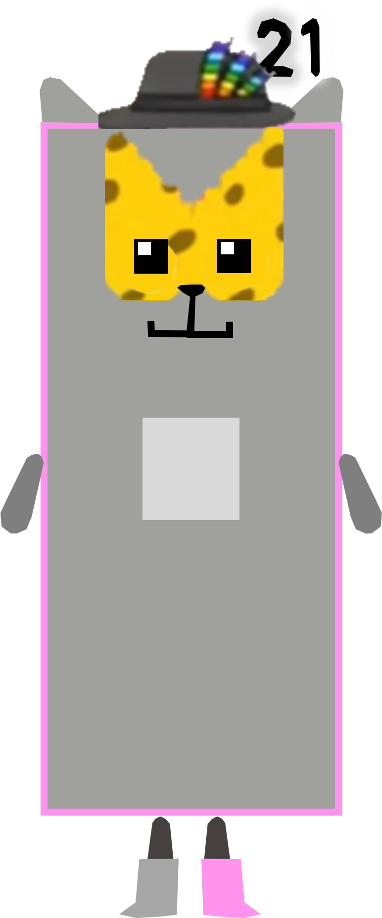 Numberblocks Twenty One - Cartoonblocks Nyan Cat by Silviacat3 on ...