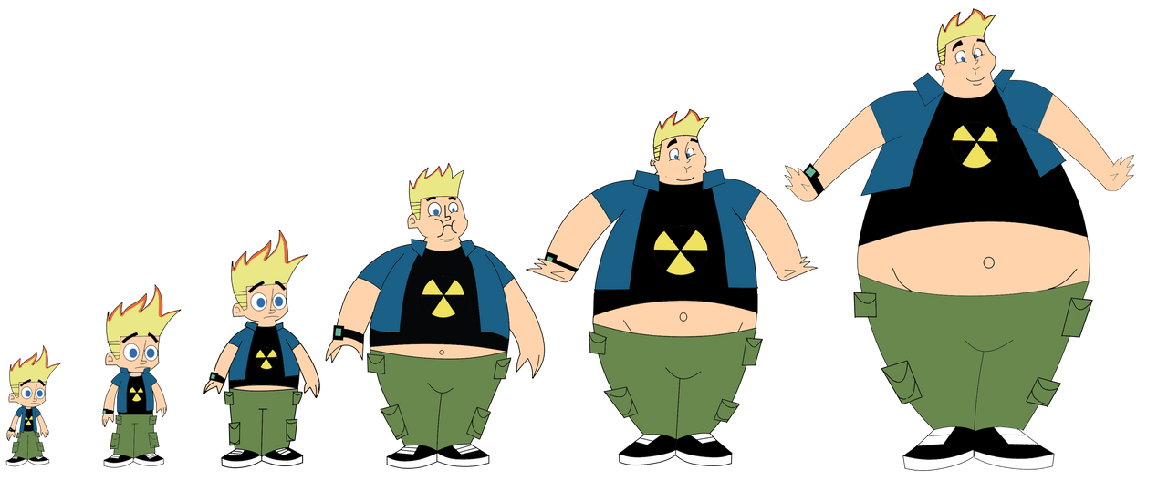 Fat Johnny Test Rapper Johnny Test Inflation and Weight Gain by Silviacat3 on DeviantArt