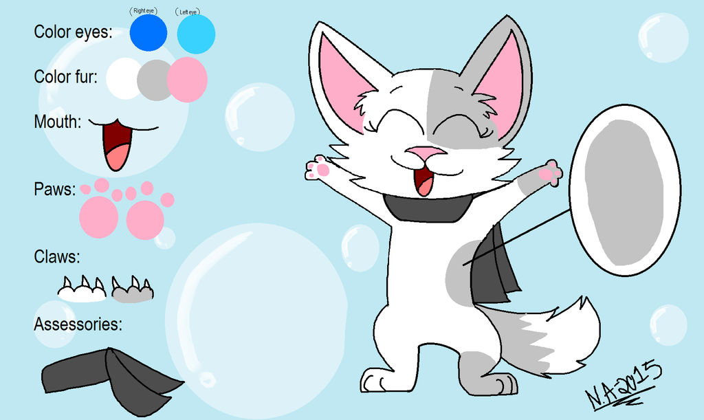 Bell reference sheet 2015 *OLD* by CreativeNia on DeviantArt