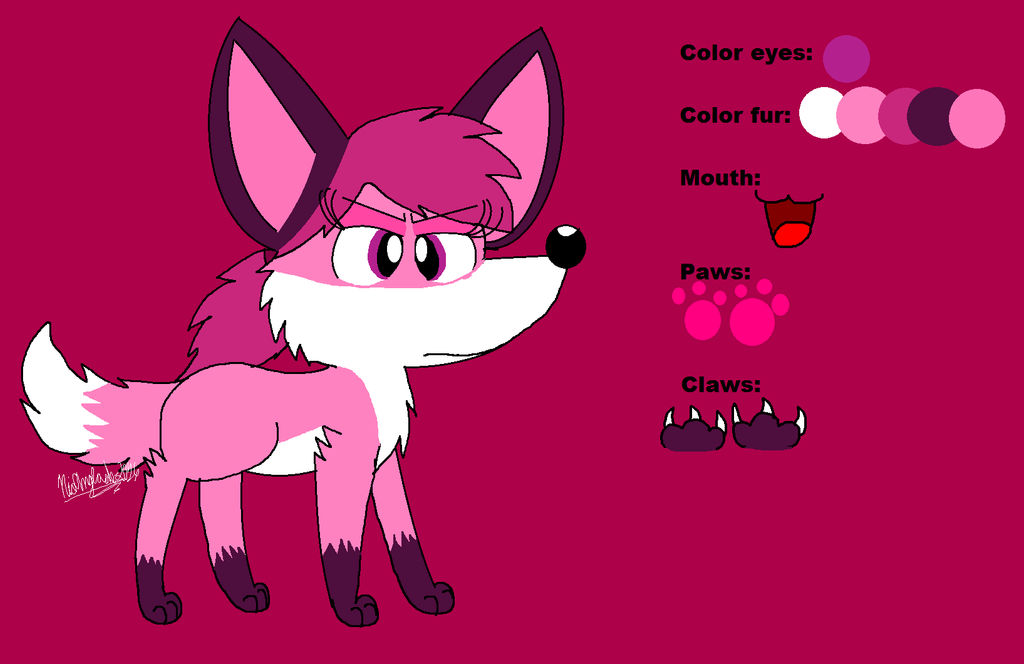 Pink reference sheet 2016 *OLD* by CreativeNia on DeviantArt