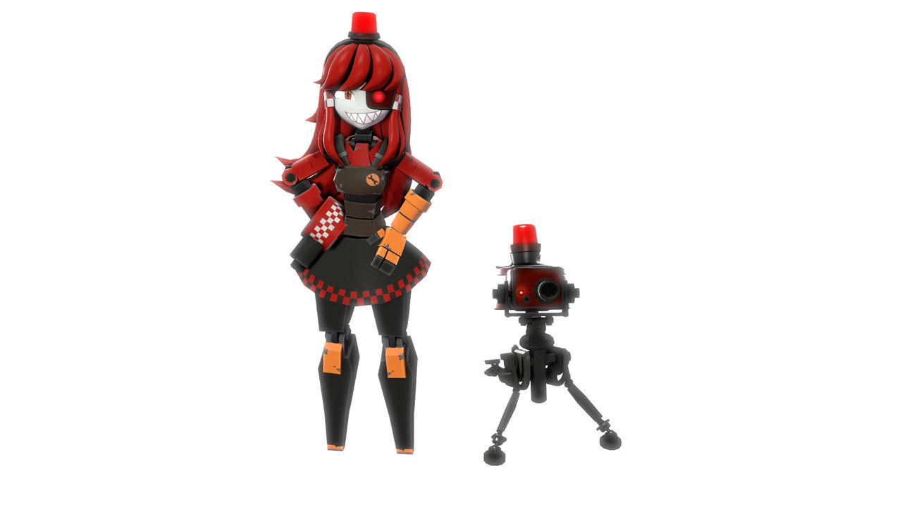 Mini Sentry R3 Mini Sentry And Mimi Sentry Pose by deacef on DeviantArt