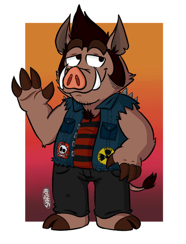 Boar Monkey Deviantart Boar by Skartoon98 on DeviantArt
