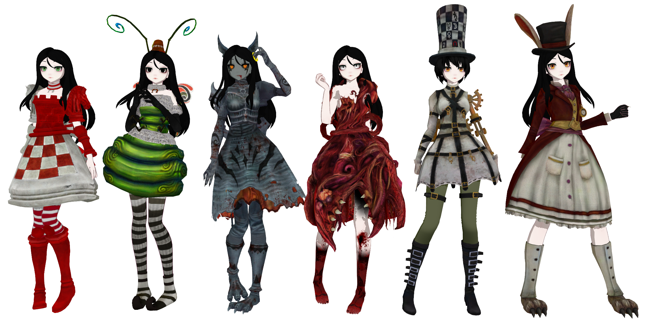 Alice DLC Dresses by RiaRiiRii on DeviantArt