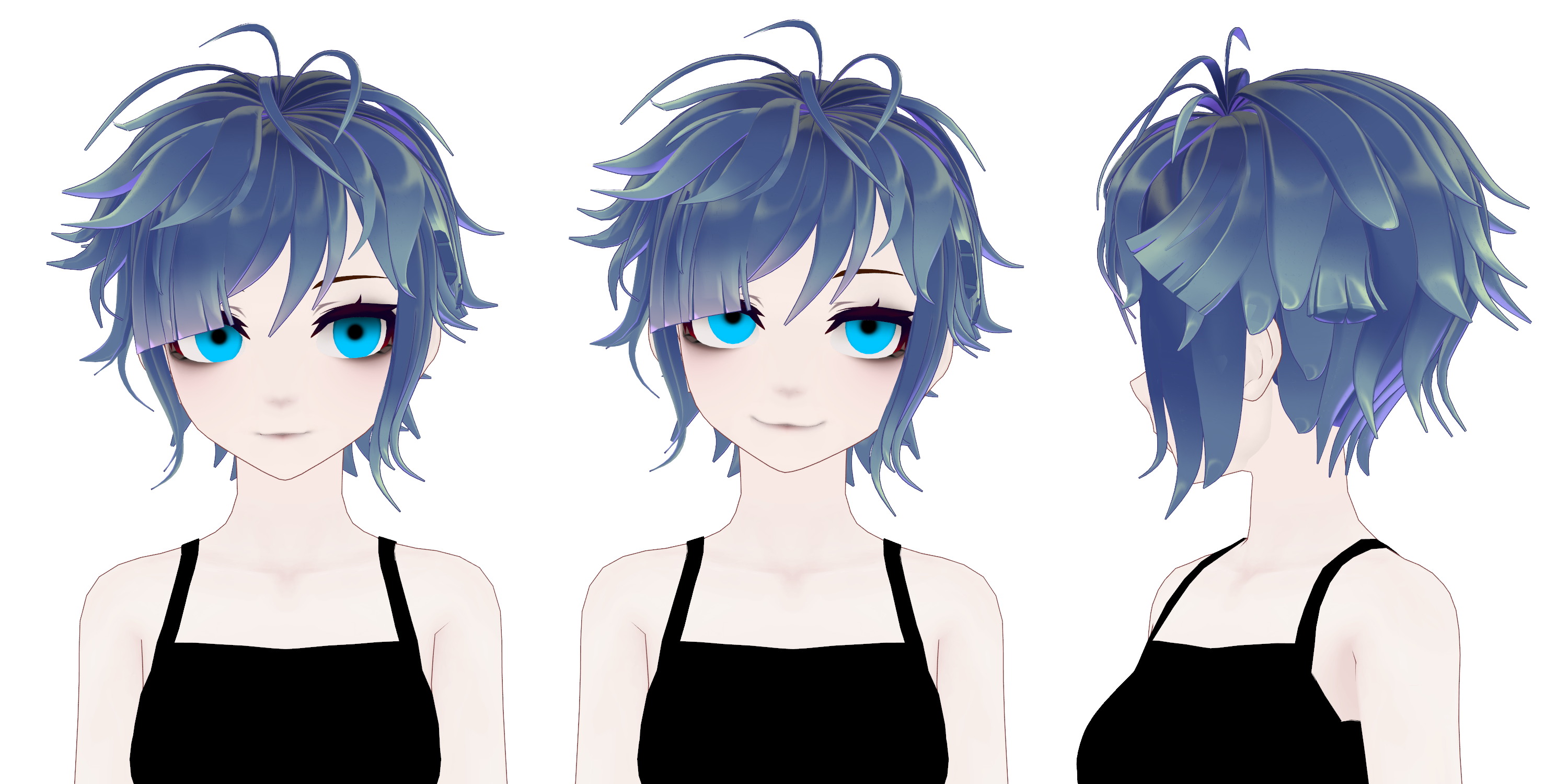 Hair practice 5 by RiaRiiRii on DeviantArt