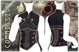 MMD COMMISSION: Male Corset