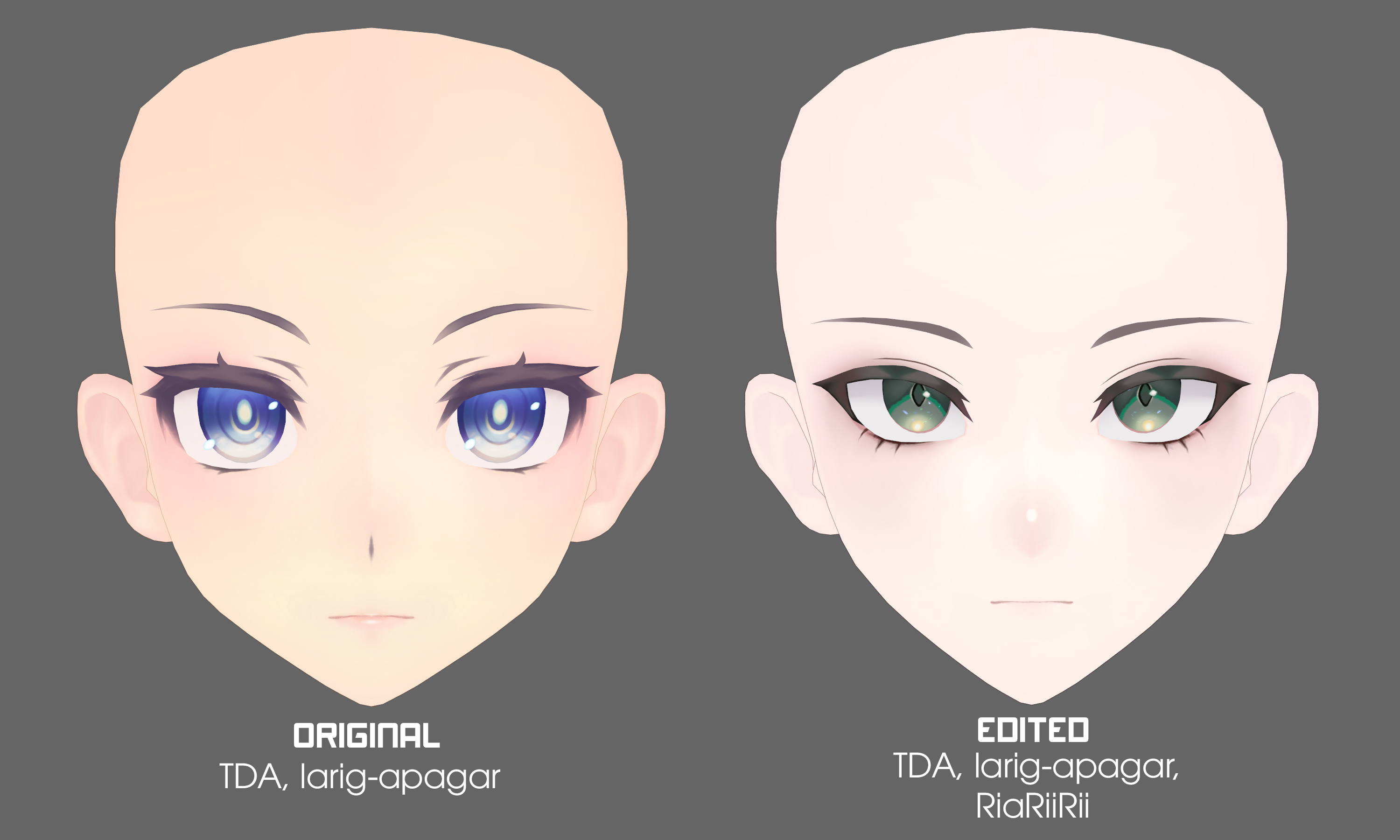 I hate TDA UV map by RiaRiiRii on DeviantArt