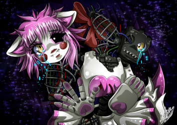 anime five nights at freddy's mangle by Shiokie on DeviantArt