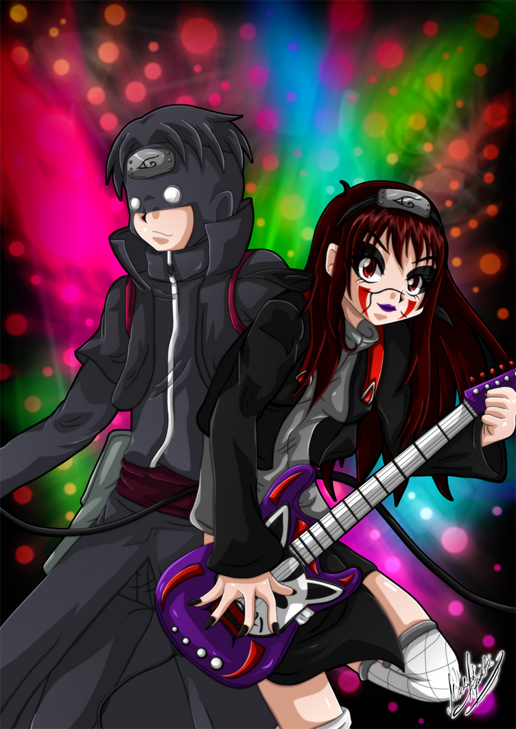 ArtTrade: Ariza Inuzuka and Torune Aburame by YukariAsano on DeviantArt