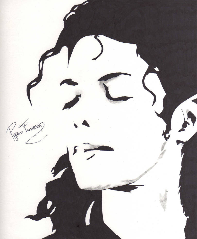 Michael Jackson Stencil Art