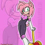 Amy Rose as Rouge