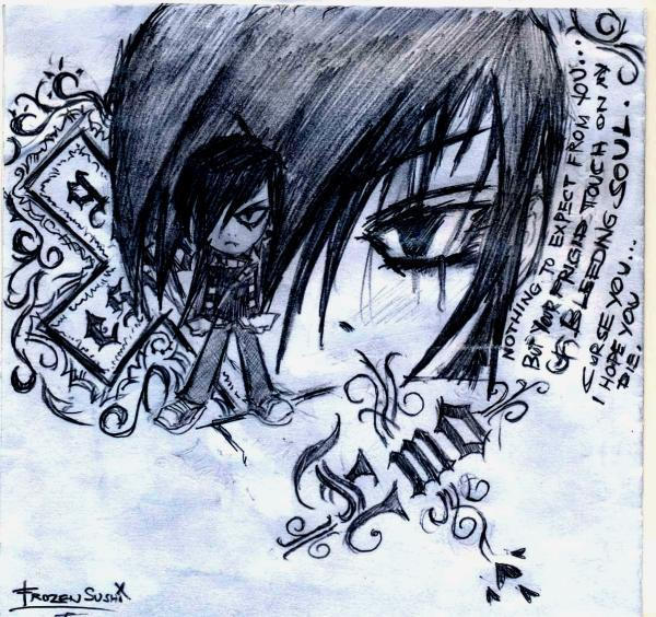 Emo Drawing Rage Emotional cries... emo-genre by CoffinsNHearses on DeviantArt