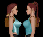 Tomb Raider I vs Tomb Raider II by VistaVista55