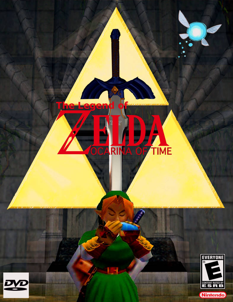 The Legend of Zelda: Ocarina of Time PC DVD Front by skysoul25 on DeviantArt