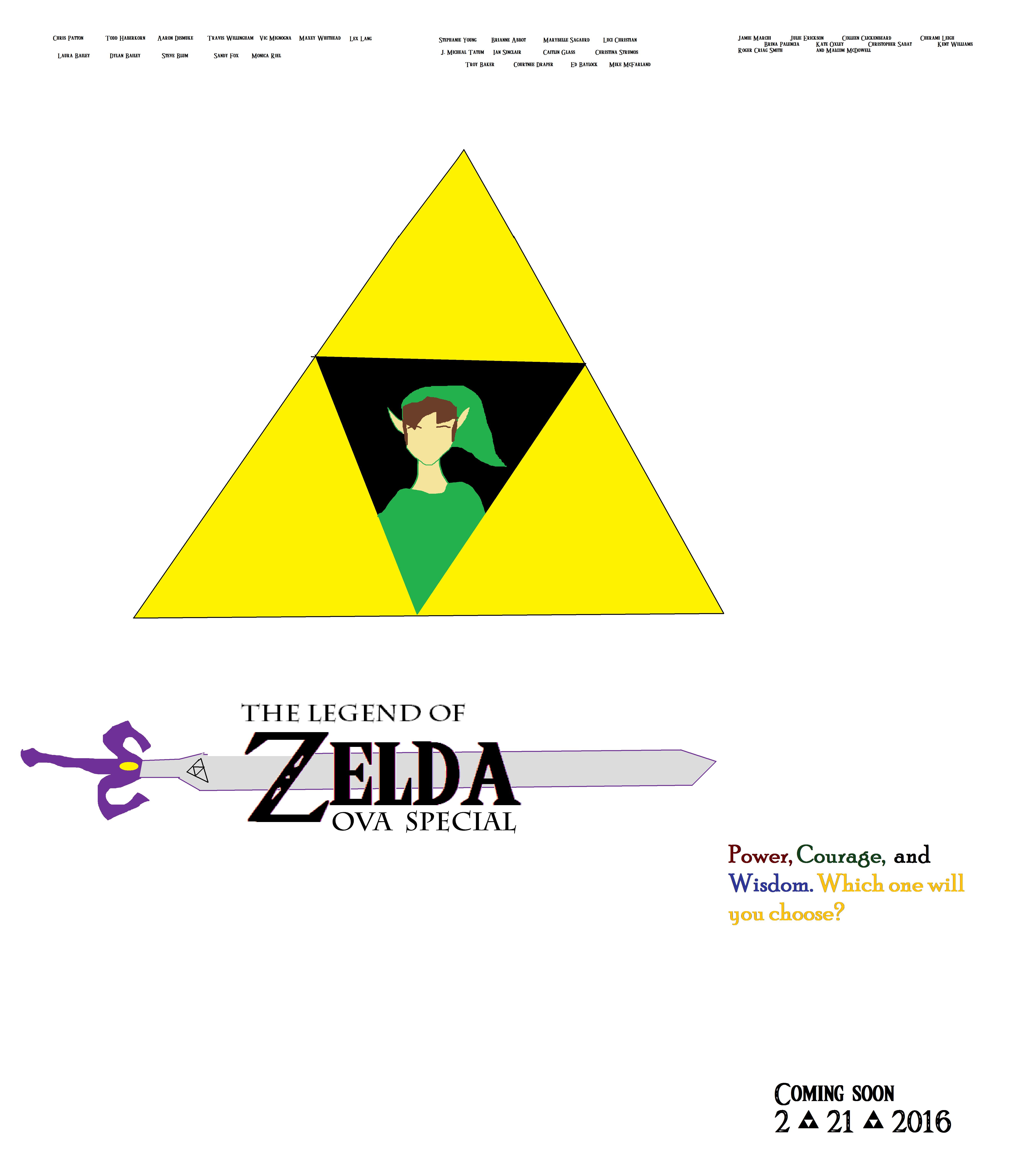 Zelda OVA Link - concept - Poster