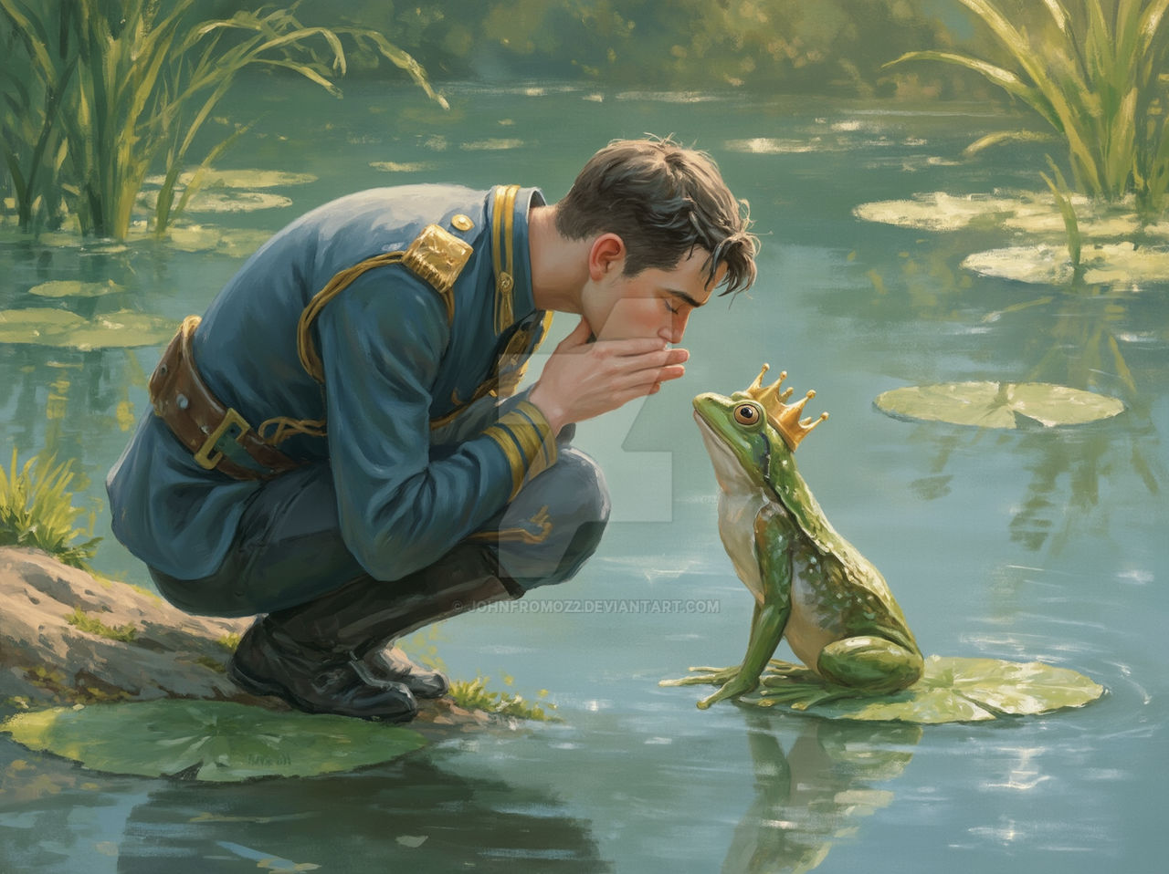 FTR The Soldier and the Frog King by JohnfromOz2 on DeviantArt
