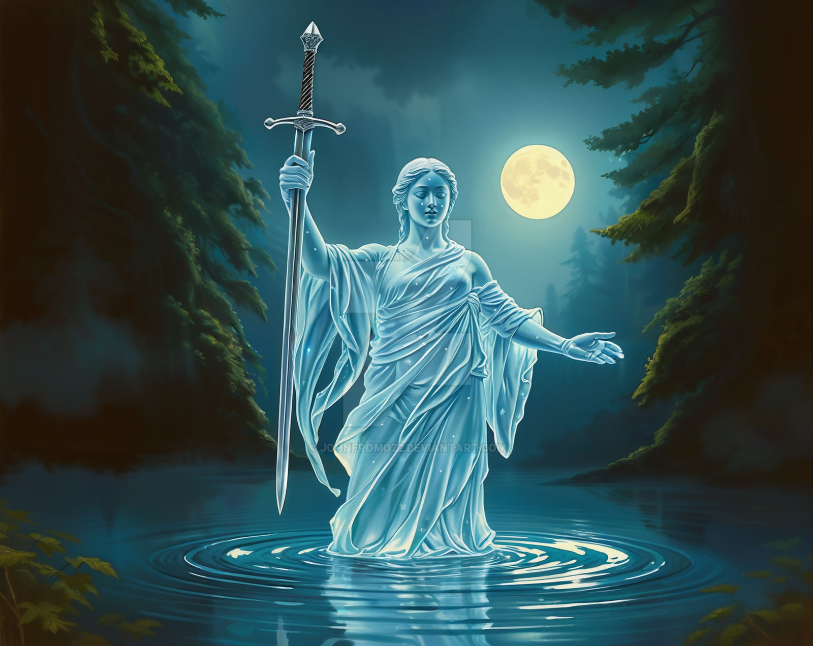 lady of the lake by JohnfromOz2 on DeviantArt
