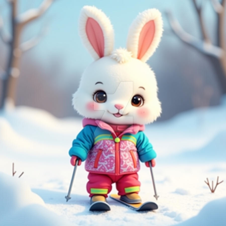 snow rabbit by JohnfromOz2 on DeviantArt
