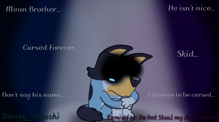 Bluey Guilty Shame and Guilt (Bluey 80s Fanart) by DisneySatoshi on DeviantArt